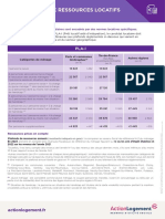 Plafonds Ressources Locatifs - 20janv2023 PDF