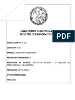 0515 LITERATURA ARGENTINA II SAITTA - Docx - PDF