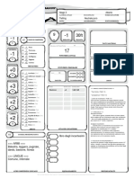 Scheda Personaggio Valefar PDF