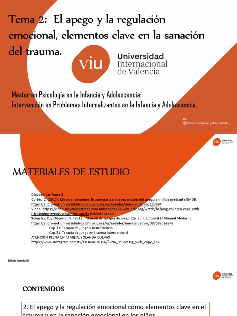 Tema 02 | PDF | Teoría de apego | Las emociones