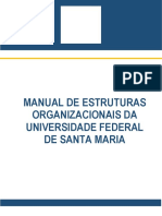 Manual de estruturas organizacionais da UFSM
