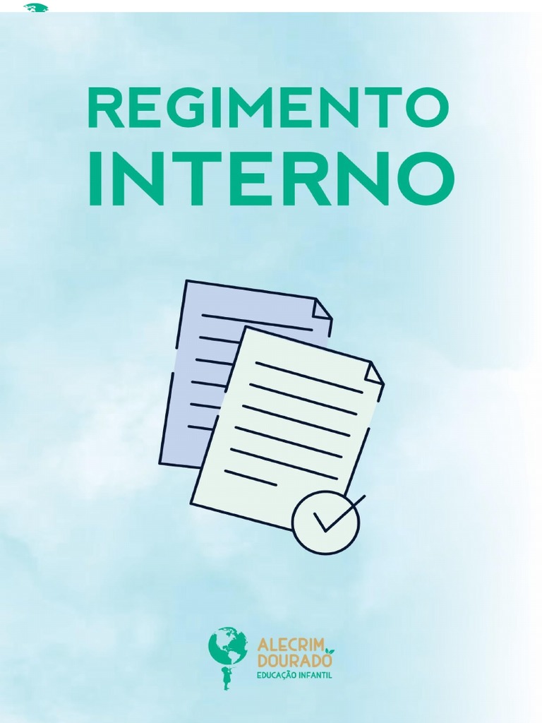 Regimento Interno do CEI Alecrim Dourado | PDF | Pedagogia | Família