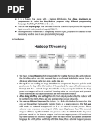 Unit 2 - From Hadoop Streaming PDF