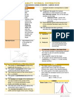 Statistics & Probability: Standard Normal Distribution