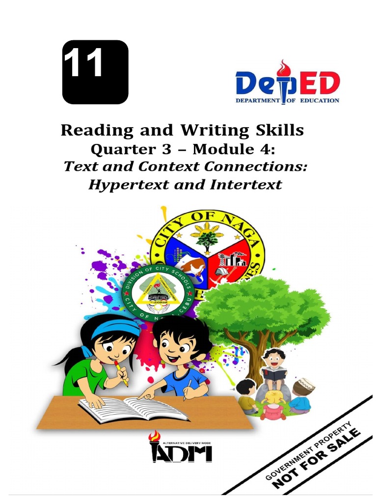 ReadingandWriting Q3 W4 PDF Intertextuality Hypertext