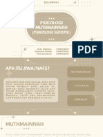 Kelompok 1 Psikologi Muthmainnah