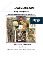 Passed - 939-13-21MELCS-Benguet - AP7 - Q2 - W4 - KAISIPANG ASYANO 11-27 PDF