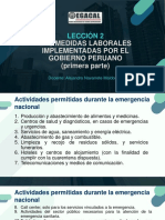 LEC2 PPT Medidas laborales implementadas por gobierno peruano