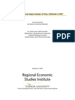 AAR Class I Railroad Towson Economic Impact October 2018