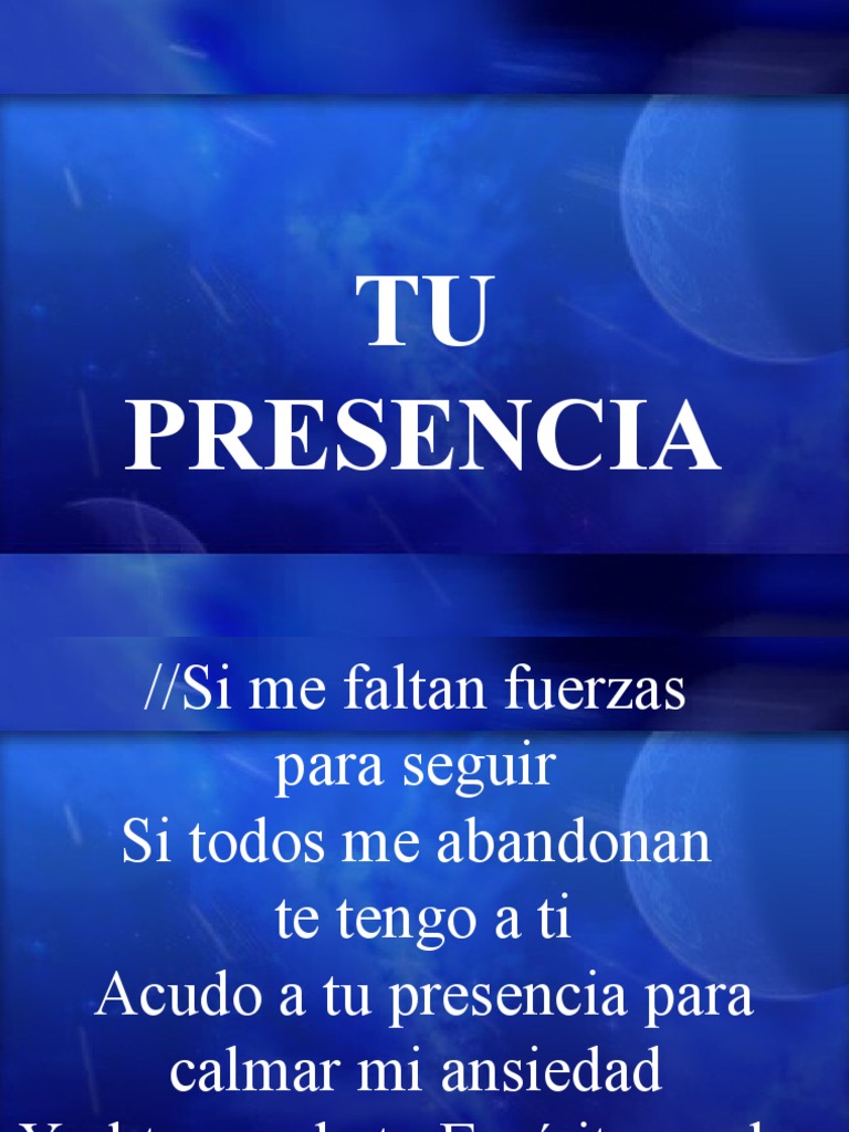 Tu Presencia: Refugio y Fuerza | PDF | Relaciones personales, crianza y ...