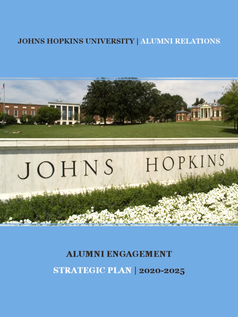 Advancing Excellence Johns Hopkins University's Strategic Plan for