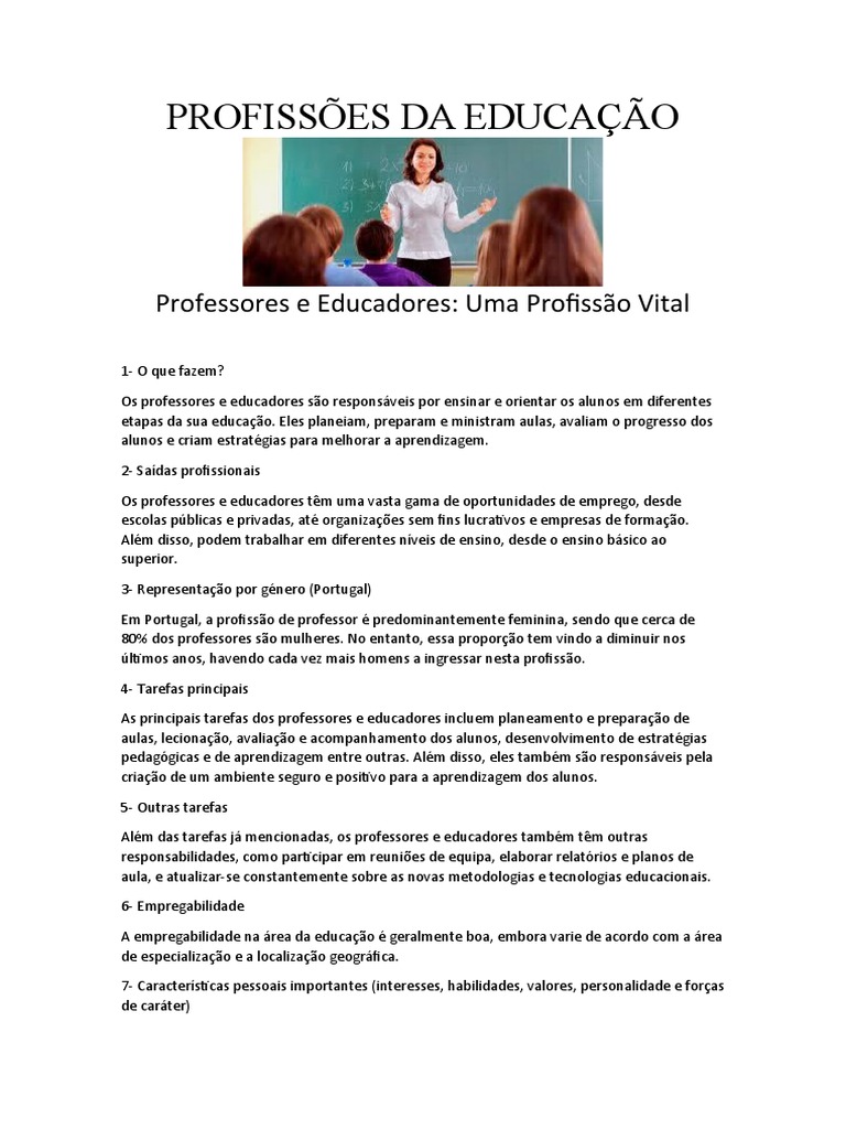 Profissoes Dificil, PDF, Emprego