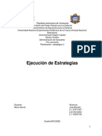 Ejecución de estrategias en la administración de desastres