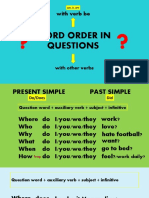 Word Order in Questions