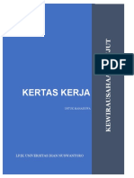 Kertas Kerja Mahasiswa KewirausahaanLanjut