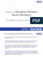 How To Decipher Multiton Serial Numbers