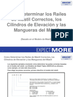 How To Determine Correct Mast Rails Lift Cylinders and Mast Hosing Spanish