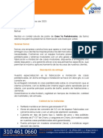 Cotizacion Selor Jose Dos Niveles 90 Metros - Bolivar PDF