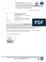 Carta Incumplimiento de Contrato