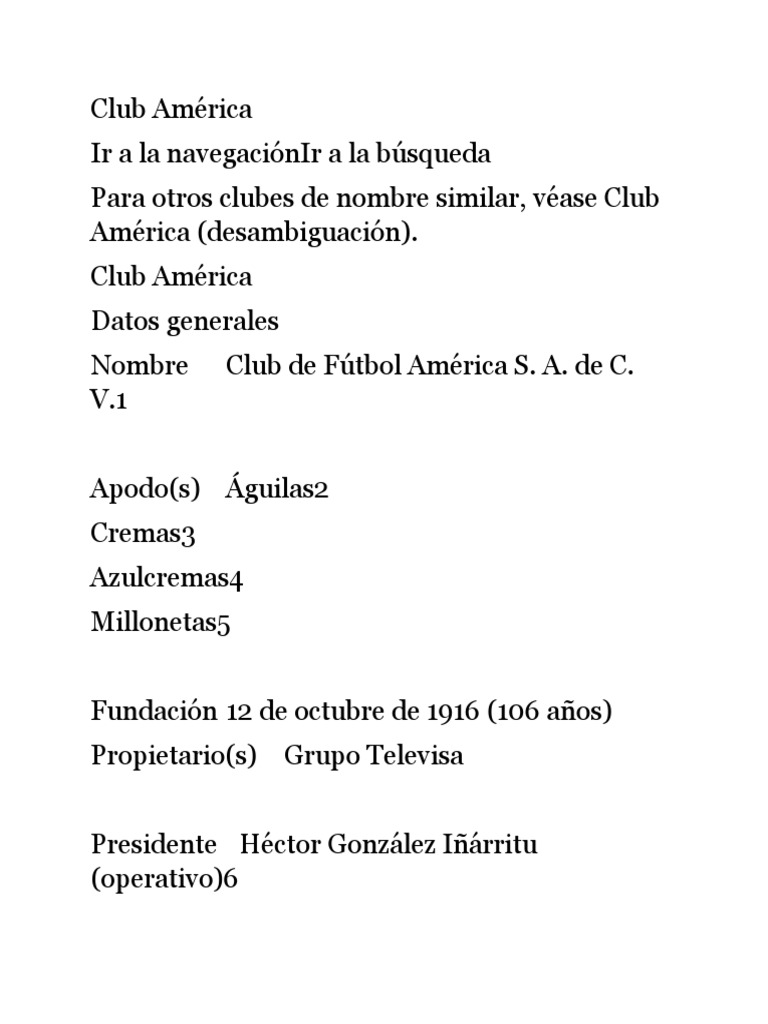 Balon Conmemorativo 106 Años Club America Aguilas