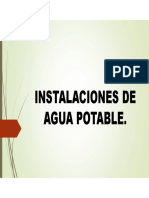 Instalaciones de Agua Potable