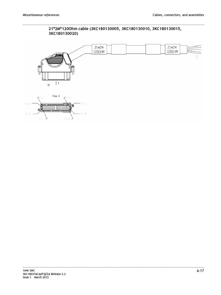 212M120Ohm Cable PDF Equipment