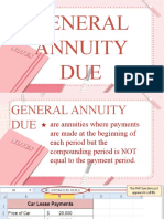 L-11 General Annuity Due