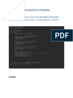 Advanced Java Programs