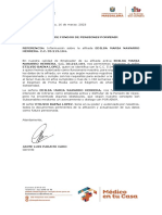 Carta A Porvenir Sobre Afiliacion de Edilsa Navarro
