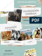 La Colonización Española 1 Medio