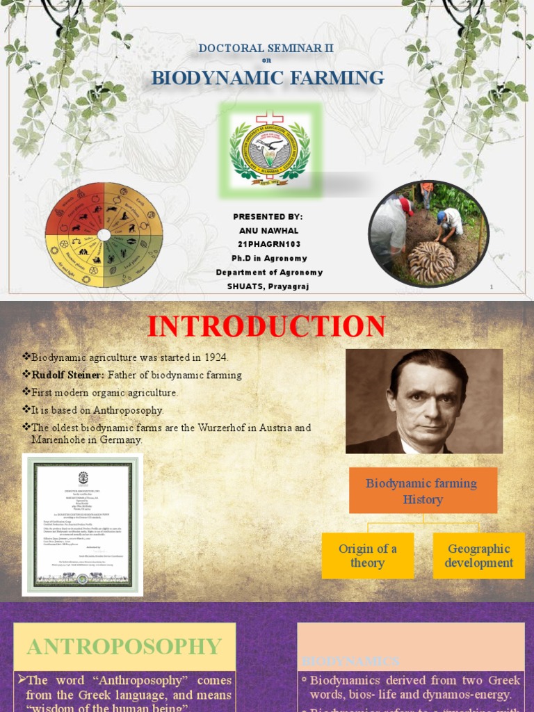 Biodynamic Farming | PDF | Botany | Food Industry