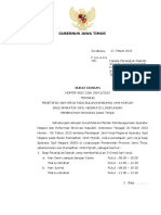 Gubernur Jawa Timur: Surat Edaran