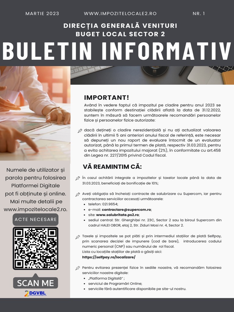 Buletin Informativ | PDF