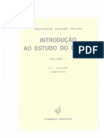 Inocêncio Galvão Telles - Introdução Estudo Do Direito, Volume 1 PDF
