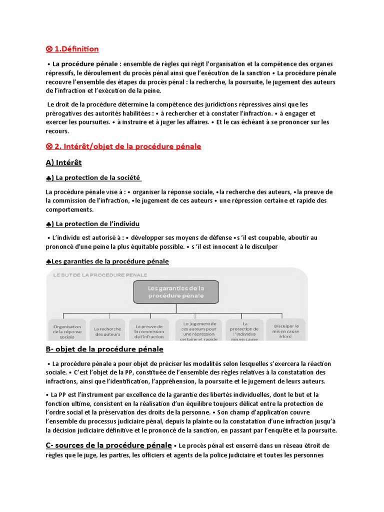 Comprendre la procédure pénale en droit | PDF | Compétence | Loi criminelle