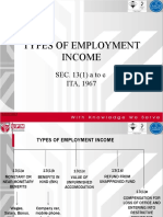 TOPIC 4b - EMPLOYMENT INCOME-types