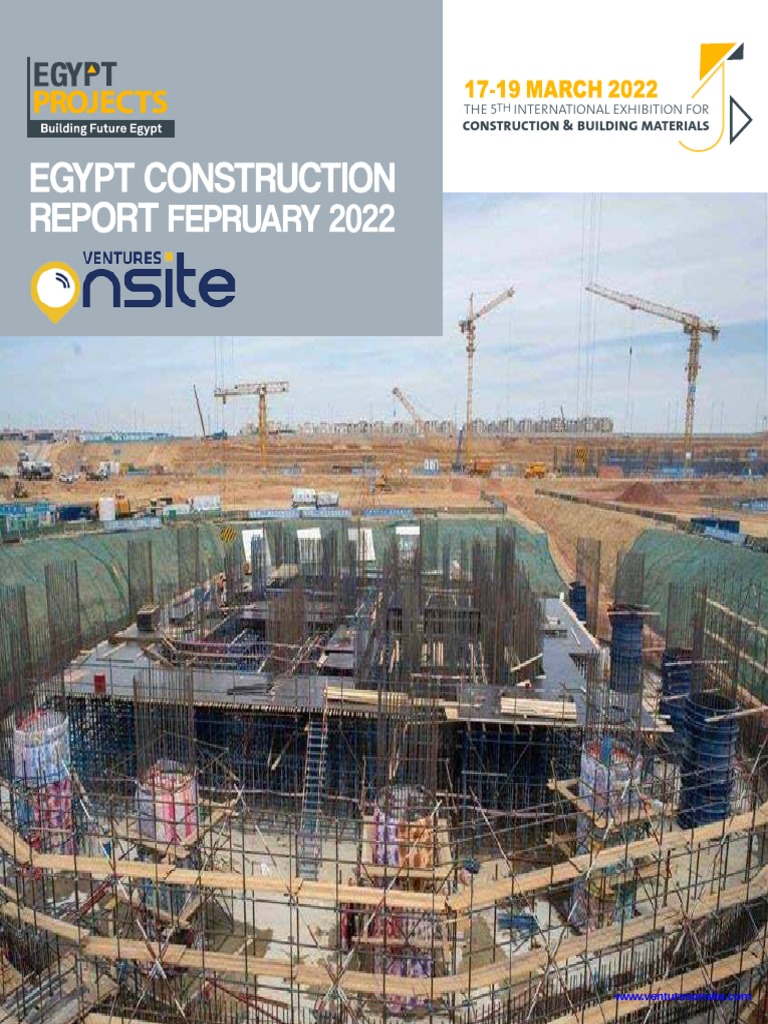 Egypt Construction-Feb2022 Report | PDF | Renewable Energy | Solar Energy