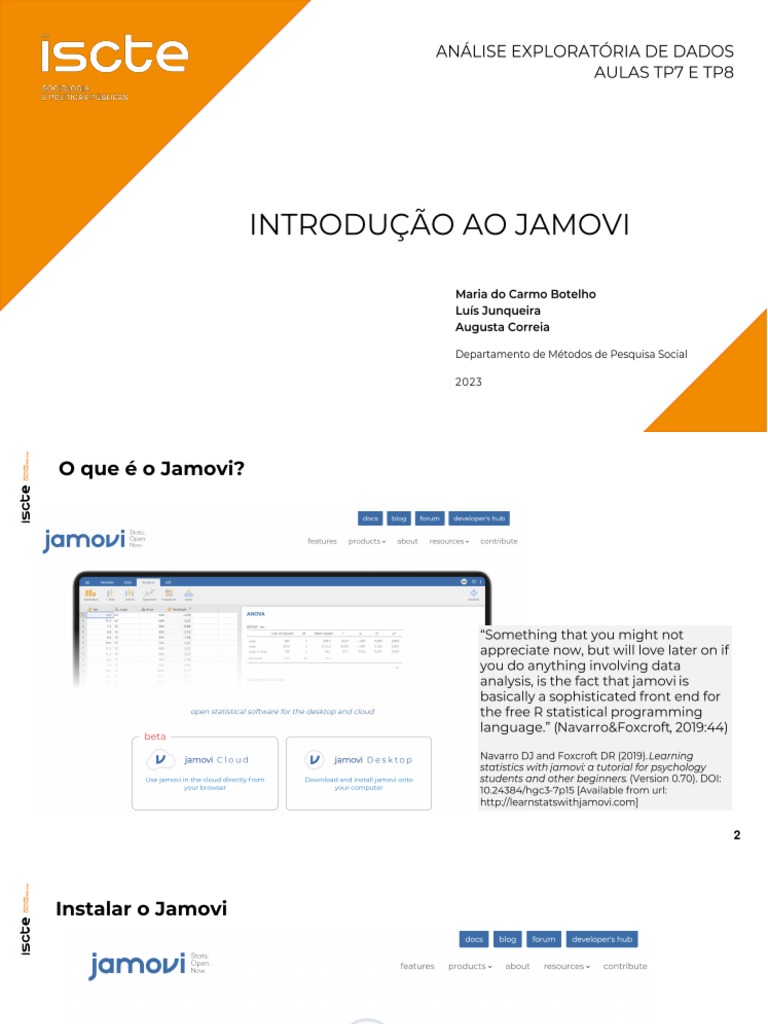 Guia Completo Para Uso Do Jamovi Com R Pdf
