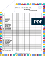 Control de Asistencia
