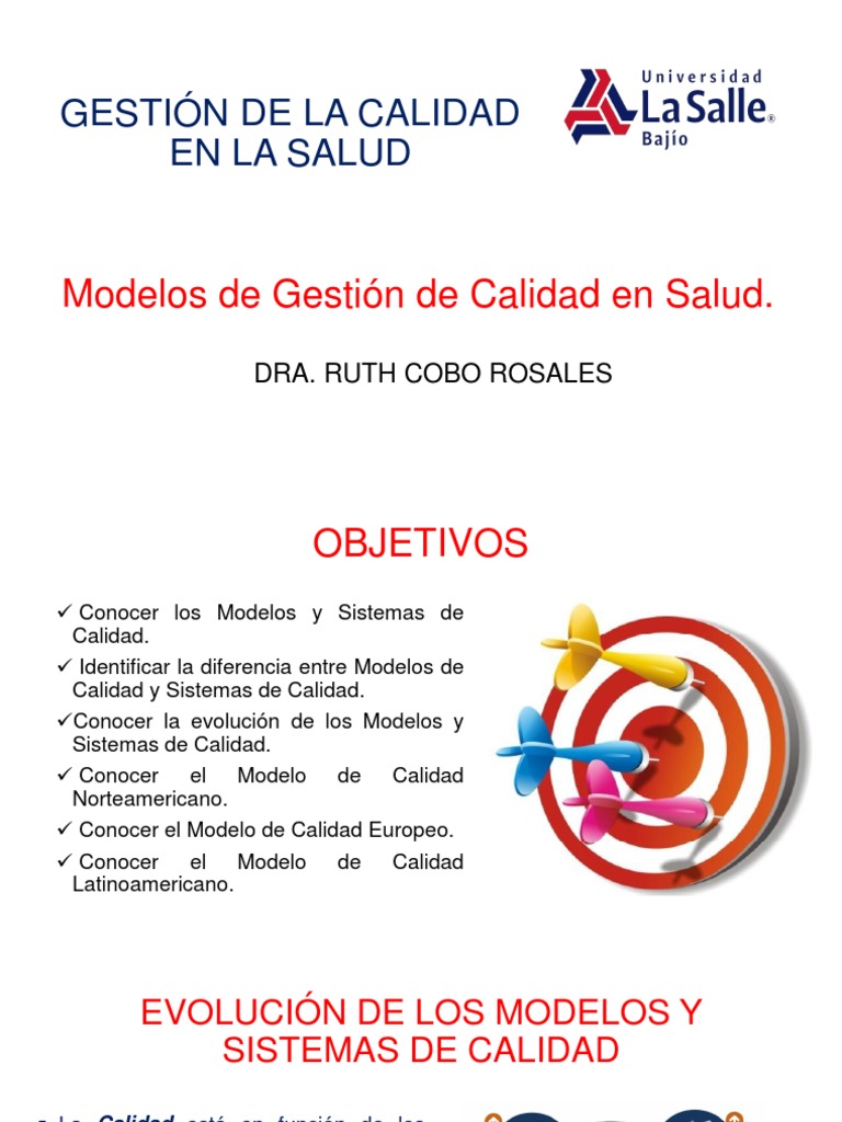 Modelos de Gestión de Calidad en Salud | PDF | Calidad (comercial ...