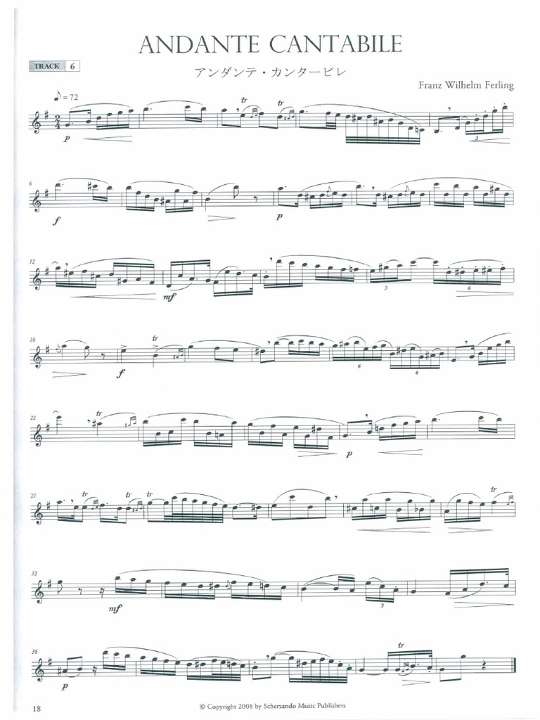 Nobuya Sugawa Selected Ferling Etudes (Eb) Nobuya Sugawa Selected