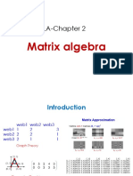 LA - 2. Matrix Algebra PDF