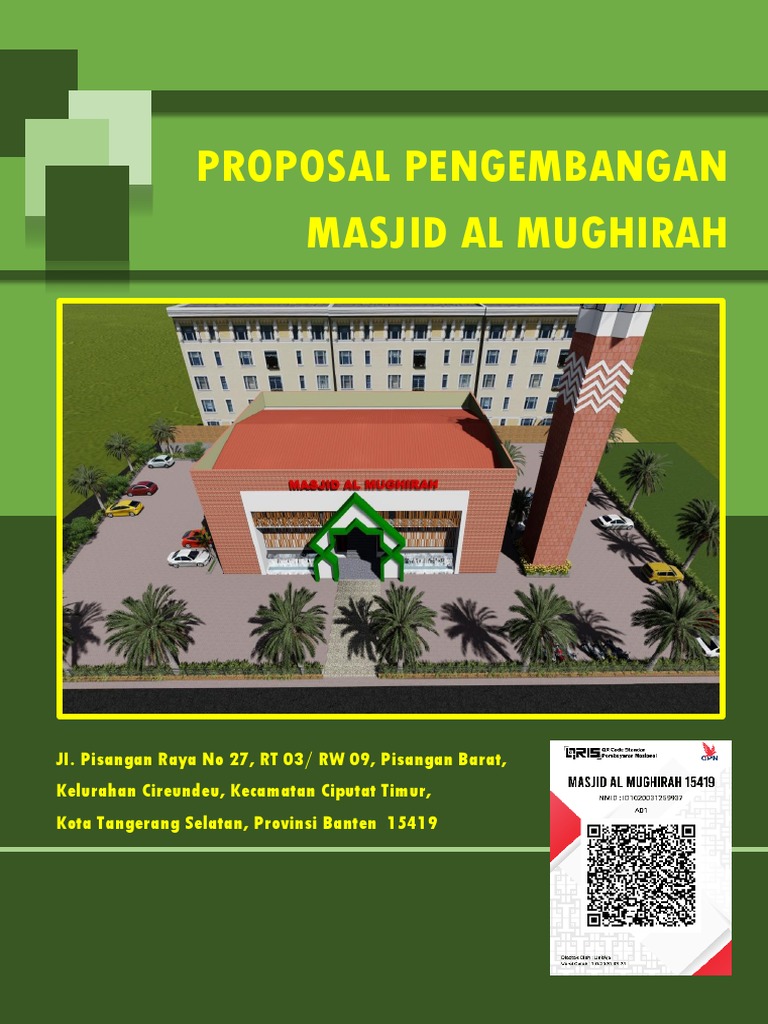 Proposal Pembangunan Masjid Al Mughirah | PDF
