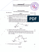 Me304 Dynamics of Machinery, May 2022