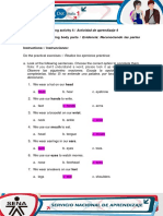 Evidence Recognizing Body Parts11