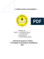 Proposal Wirausaha Mahasiswa