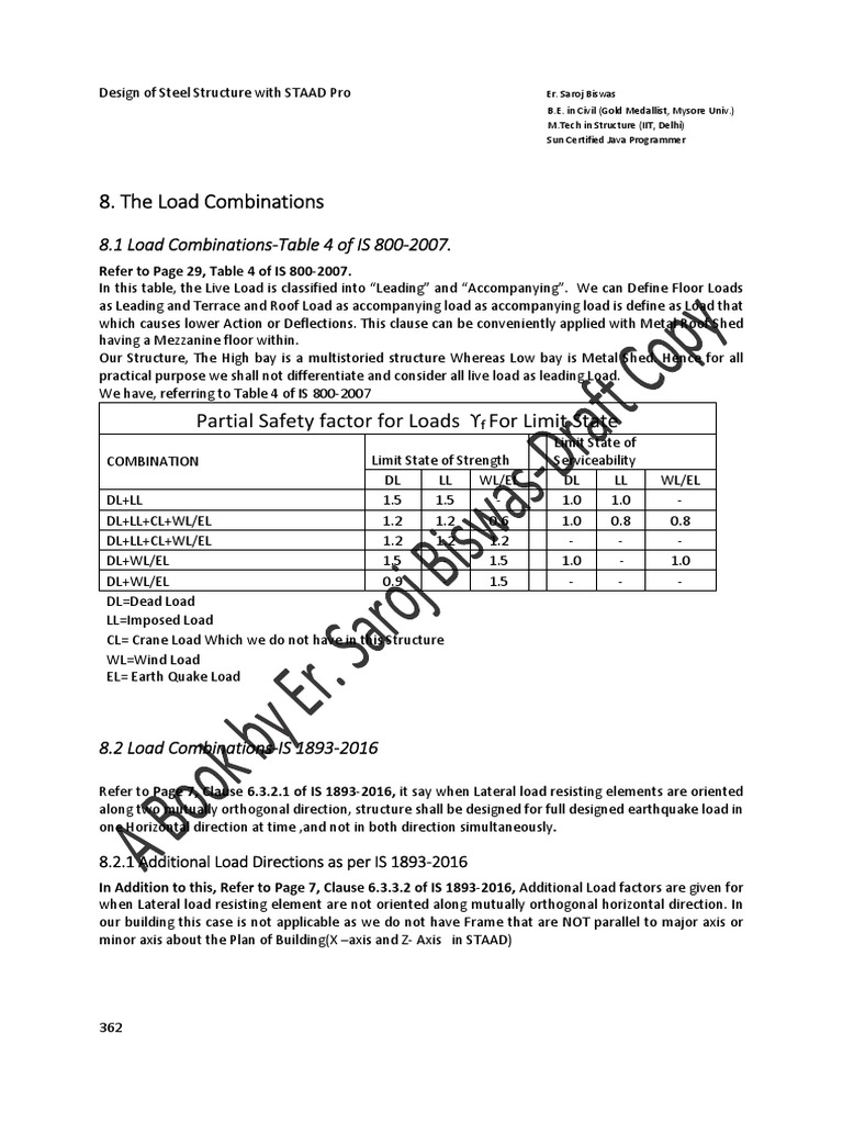 8.the Load Combinations | PDF | Wound | Earthquakes