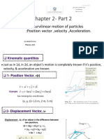 Chapter. 2-Curvilinear Motion of Particles PDF
