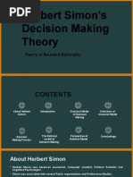 Herbert Simon's Rational Decision Theory | PDF | Decision Making ...