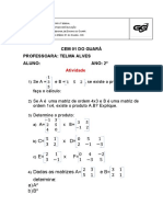 Atividade 2 - 4âº Bim-De Multiplicaã Ã o de Matrizes PDF